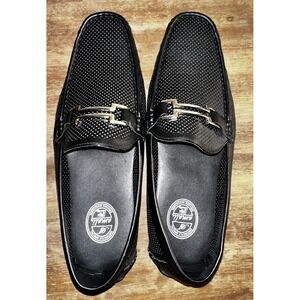 Amali Mens Casual Driving Moccasin Loafers Designer Driver w/ Metal Bit Size 13